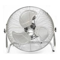 Ventilador de piso industrial Trevely VT 208, 20 pulgadas, 135 W, 3 velocidades, inclinación regulable, metal